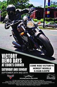Victory Demo Days at Cook's Corner!