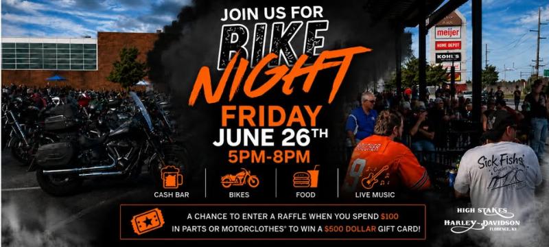 High Stakes Harley-Davidson June Bike Night