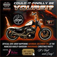 Harley Davidson Sportster Raffle benefiting The Rose 