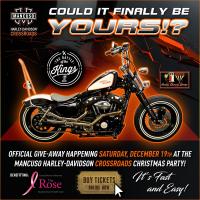 Harley Davidson Sportster Raffle benefiting The Rose 