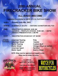 20th Annual Firecracker Bike Show