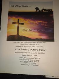 Biker Easter Service and Bike Blessings