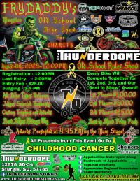 FryDaddy's Old School Bike Show for Childhood Cancer at Sturgis!