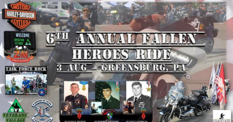 6th Annual Fallen Heroes Ride & Veteran Appreciation Event