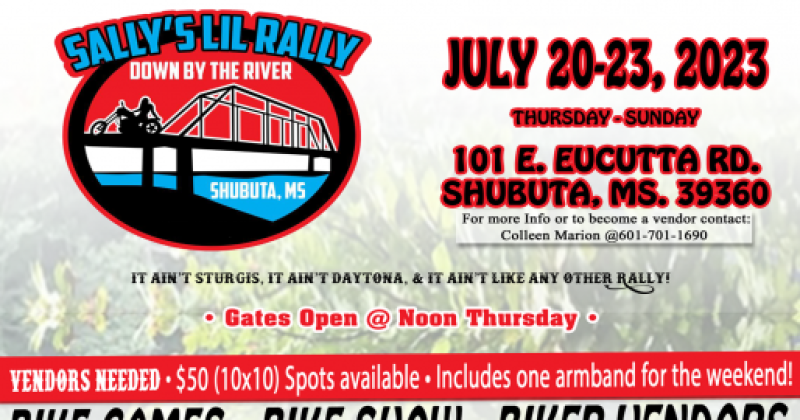 Sally's Lil Rally "Down by the River"