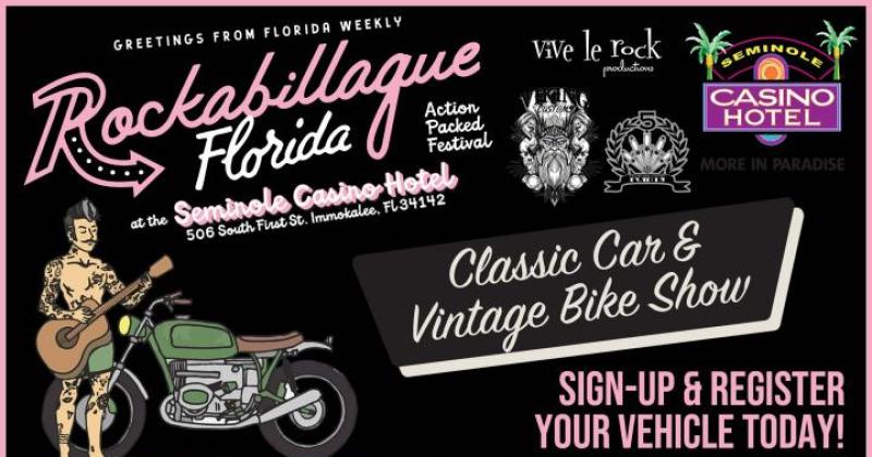 3rd Rockabillaque Florida Classic Car & Vintage Bike Show 2023
