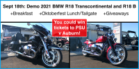 National BMW R18 Demo Day: Demo Rides and Oktoberfest Lunch+Tailgate