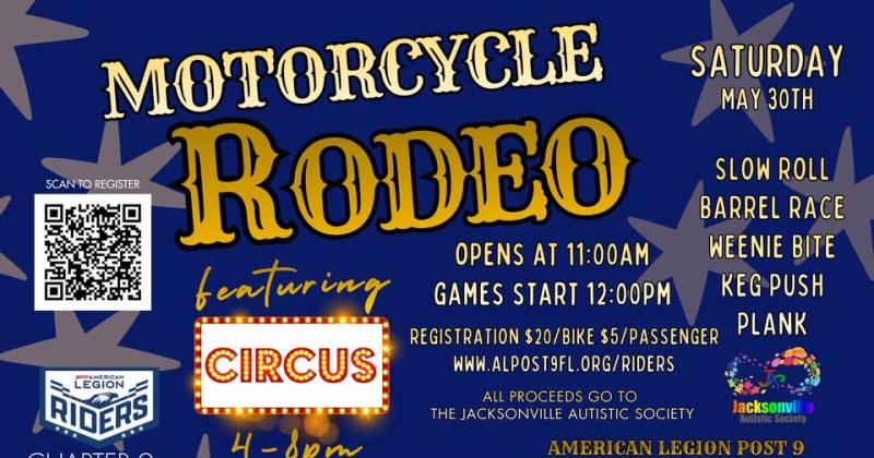 Motorcycle RODEO! Benefitting Jacksonville Autistic Society