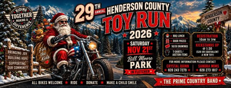 Henderson County 29th Annual TOY RUN