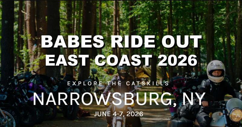 Babes Ride Out East Coast - 2026