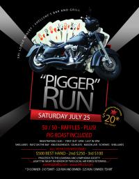 Hoggin For LLS $500 1st Place Pig Roast / Poker Run