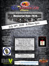 NC CVMA 15-1 Memorial Ride and Dedication