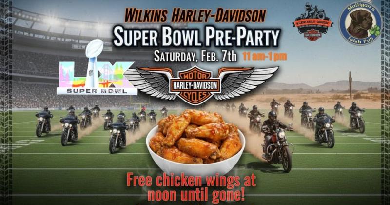 Super Bowl Pre-Party at Wilkins Harley-Davidson
