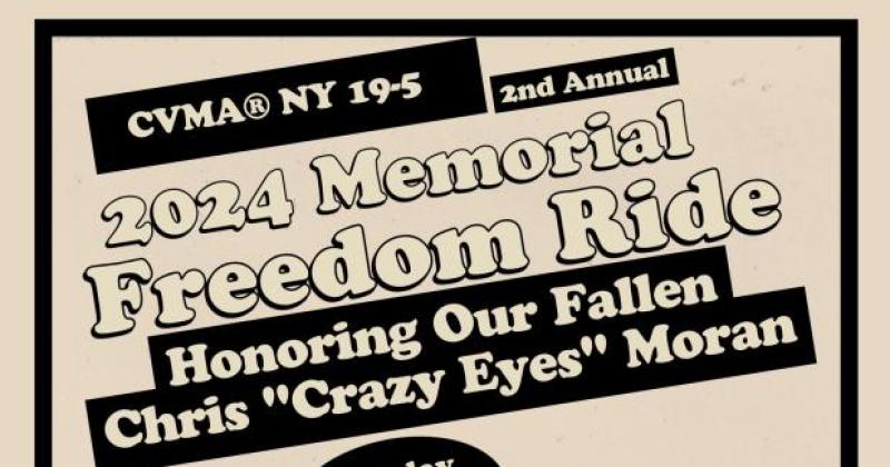 CVMA 19-5 Memorial Freedom Ride 2024 * NEW DATE*