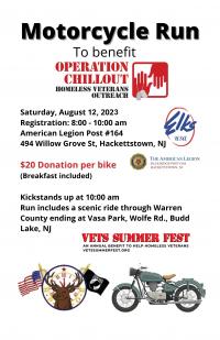 Motorcycle Ride to benefit Operation Chillout