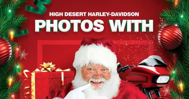 Photos with Santa at High Desert H-D