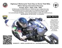Highway 2 Motorcycle Track Day on Horse Thief MIle