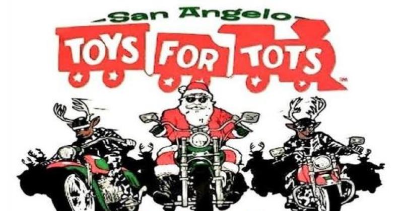 2019 San Angelo Toys for Tots Motorcycle Reindeer Run