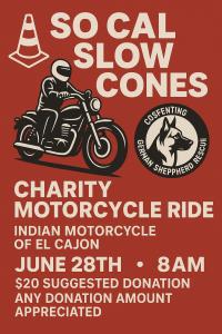 So Cal Slow Cones Charity Motorcycle Ride