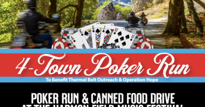 Feed the Foothills 4 Town Poker Run