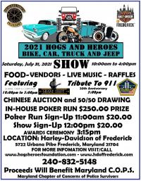 Hogs and Heroes Bike, Car, Truck and Jeep Show