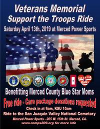 Veterans Memorial – Support the Troops Ride