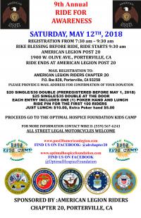 9th Annual Ride for Awareness
