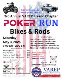 3rd Annual Fresno VAREP Poker Run