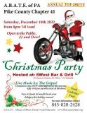 ABATE Toy Drive & Christmas Party