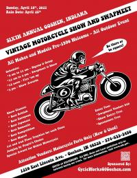 6th Annual Vintage Motorcycle Show/ Swap Meet