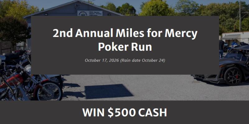 2nd Annual Miles for Mercy Poker Run
