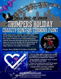 Thumper's Holiday Charity Run for Turning Point