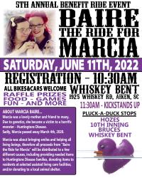 5th Annual "Baire the Ride for Marcia"