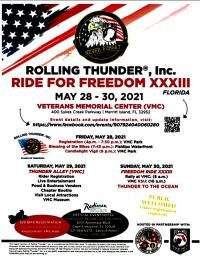 Rolling Thunder Ride for Freedom XXXIII, Florida
