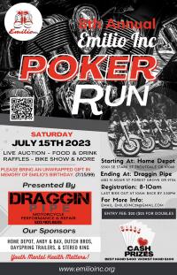 Emelio Inc. poker run