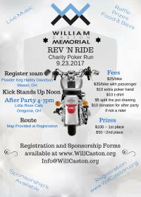 William Caston Memorial Rev 'n Ride Charity Poker Run