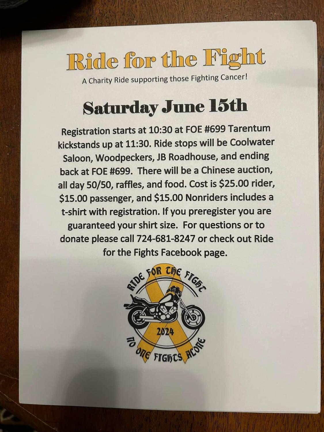 Ride for the Fight