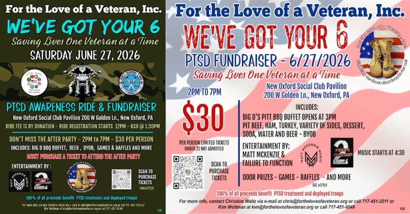 We've Got Your 6 PTSD Awareness Ride