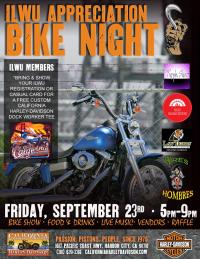 CAH-D's ILWU Appritiation Bike Night