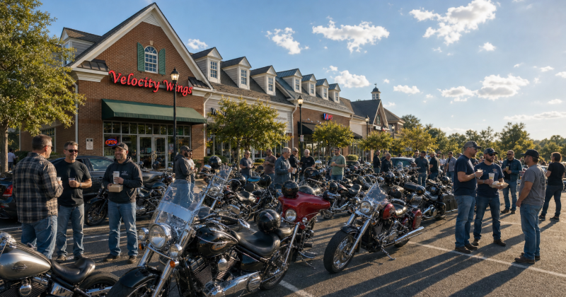 NOVA Riders Lunch at Velocity Wings