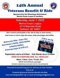 14th Annual Veterans Benefit & Ride
