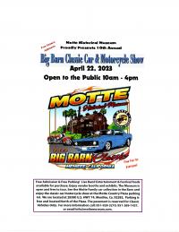 10th Annual Big Barn Classic Car and Motorcycle show