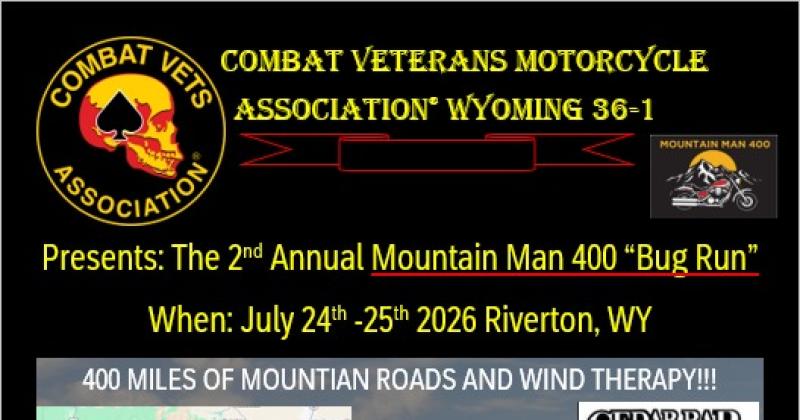 CVMA&reg; WY 36-1 Mountain Man 400 Bug Run