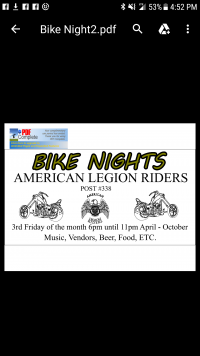 American Legion Riders Post 338 Bike Night 