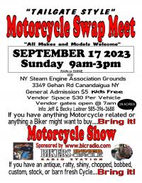 Canandaigua 2023 Motorcycle Swap Meet & Show