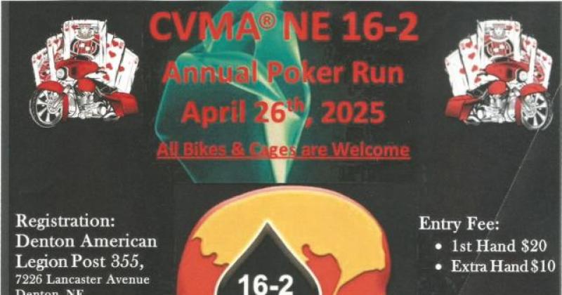CVMA NE 16-2 ANNUAL POKER RUN