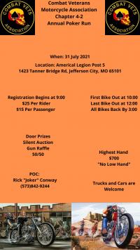 CVMA 4-2 Annual Poker Run