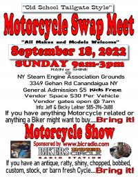 Canandaigua 2022 Motorcycle Swap Meet & Show