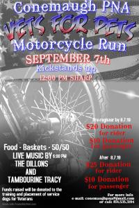 Vets for Pets Motorcycle Run