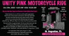 Unity Pink Escorted Motorcycle Ride 2022
